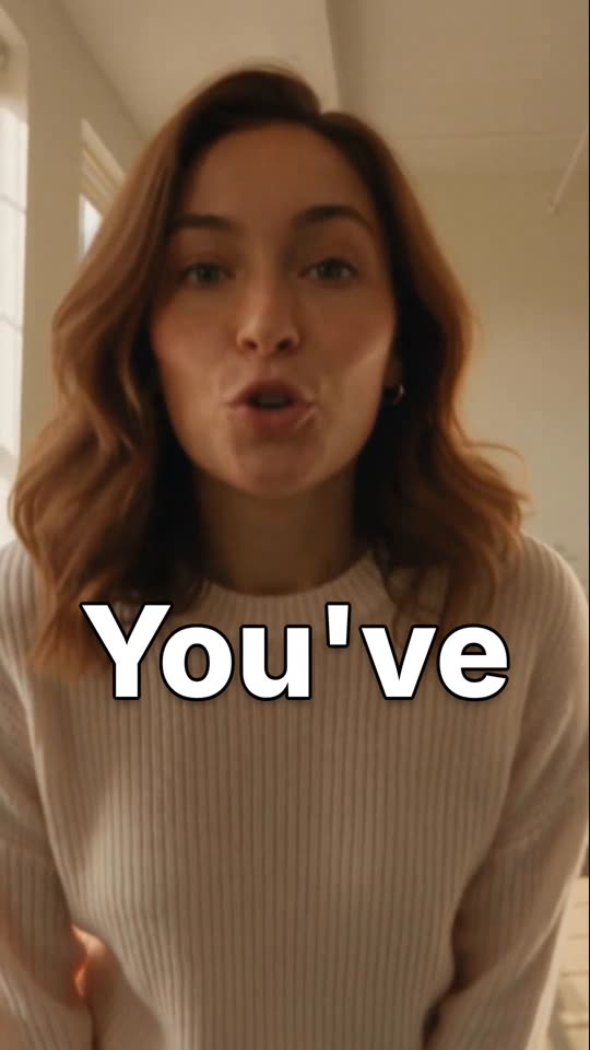 Series still: a woman talking to her phone